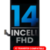 iPhone 14 Pro Max Premium LCD Screen – Incell FHD Revive your iPhone 14 Pro Max with our Premium LCD Replacement Screen featuring Incell Full HD (FHD) technology. Designed for superior compatibility and seamless performance, this screen delivers a smooth, high-quality display experience that closely mirrors the original. Crafted using advanced Incell technology, the LCD integrates the touch and display layers into a single, ultra-thin module. This design ensures faster touch responsiveness, better power efficiency, and a vibrant, high-resolution viewing experience. Whether you're replacing a cracked screen or upgrading from a low-grade aftermarket display, this iPhone 14 Pro Max LCD screen is a reliable and cost-effective solution. Enjoy stunning color accuracy, deep contrast, and smooth scrolling—ideal for everyday use, gaming, streaming, and more. Each screen is pre-tested for full functionality, ensuring flawless touch performance and display clarity out of the box. Installation is straightforward for both professionals and skilled DIY users. Key Features: Specifically designed for iPhone 14 Pro Max (6.7") Incell FHD display for sharp, vibrant visuals Premium construction with accurate color reproduction Smooth, responsive touch function Pre-tested and ready for installation Give your iPhone 14 Pro Max a second life with this high-performance LCD replacement screen that offers durability, clarity, and precision.