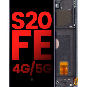 Samsung Galaxy S20 FE Premium LCD Replacement Screen With Frame - OLED
