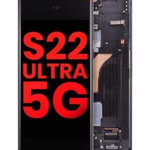 Samsung Galaxy S22 Ultra Premium LCD Replacement Screen With Frame - OLED