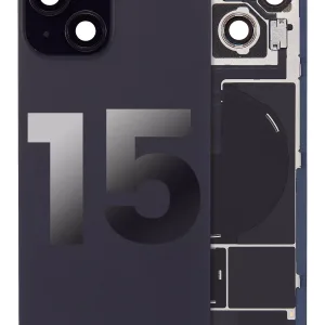 iPhone 15 Back Glass With Frame and Camera Lens
