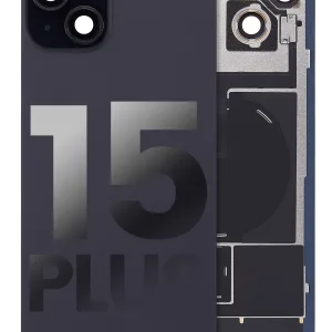 iPhone 15 Plus Back Glass With Frame and Camera Lens