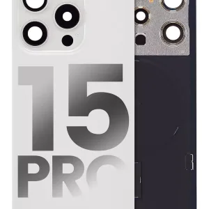 iPhone 15 Pro Back Glass With Frame and Camera Lens