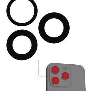 Back Camera Lens With Adhesive for iPhone 15 Pro Max
