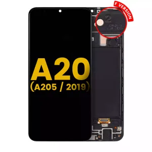 Samsung Galaxy A20 Premium LCD Replacement Screen With Frame - OLED