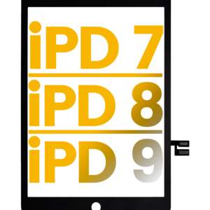 iPad 7th / 8th / 9th Gen Touch Screen Glass Digitizer With Home Button - Black