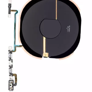 iPhone X Volume Button with Nfc Wireless Charging Coil Flex