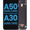Samsung Galaxy A30 / A50 Premium LCD Replacement Screen With Frame - Incell T2O