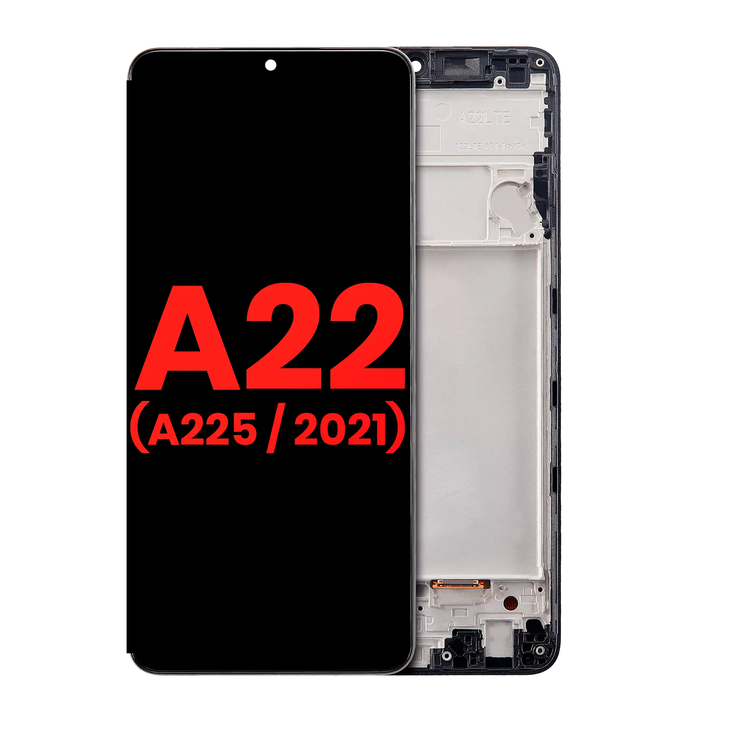 samsung-a22-4g-screen-oled Samsung Galaxy A22 4G Premium LCD Replacement Screen With Frame - OLED